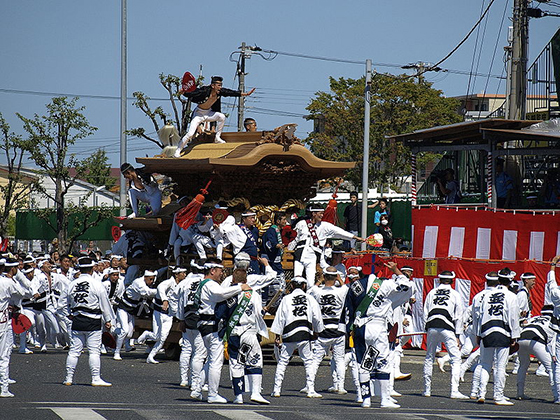 岸和田だんじり祭のトップ画像